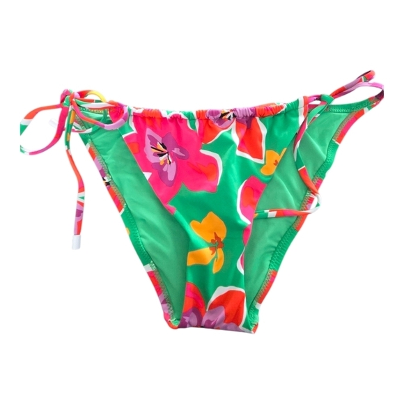 Sanctuary Other - Sanctuary Floral-Print Bikini Side-Tie Hipster Bottoms, Small